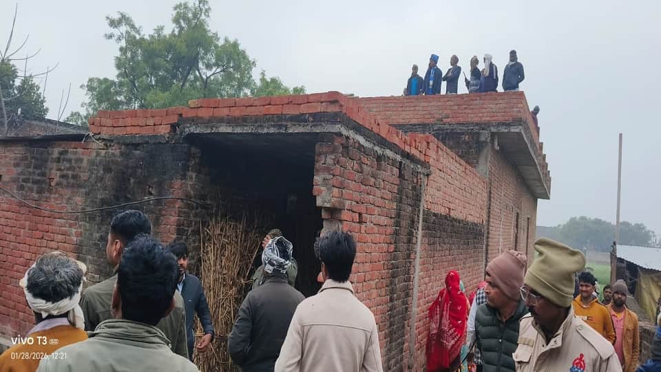 Mainpuri double murder: couple bodies were cremated on single pyre