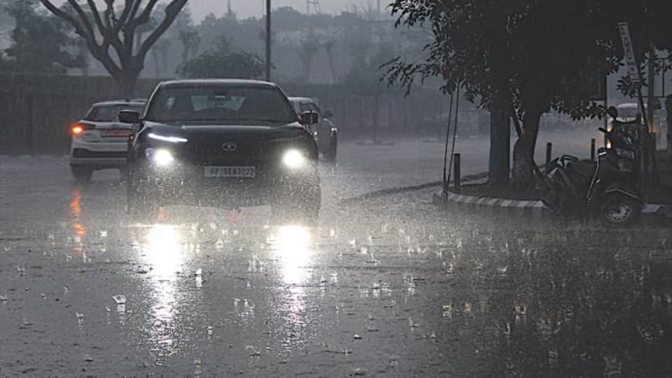 मेरठ में बारिश