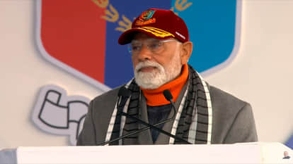 PM Modi attends Annual NCC PM Rally at Cariappa Parade Ground in Delhi