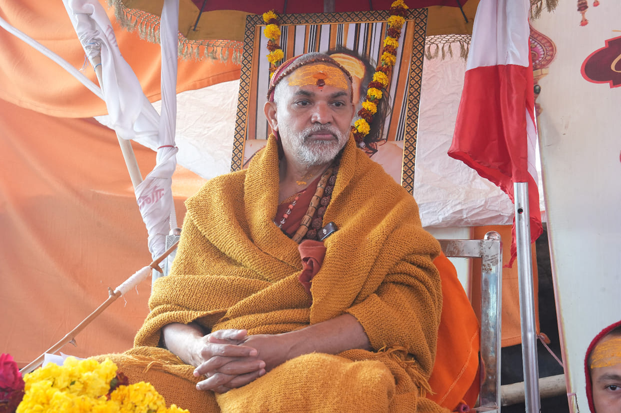 Shankaracharya Swami avimukteshwaranand leave magh mela prayagraj