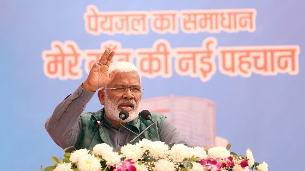 UP minister Swatantra Dev Singh said more than 40000 projects are being constructed under Jal Jeevan Mission