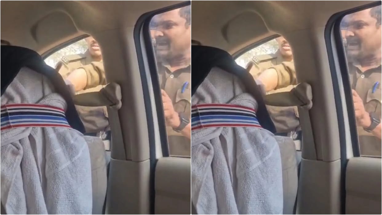 Abusive police station head accused of misbehaving with female doctor, viral video tarnishes police