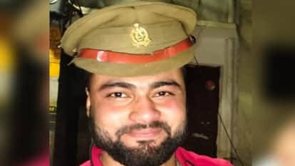 man accused of beating a young man wearing a police cap photos goes viral in Bareilly