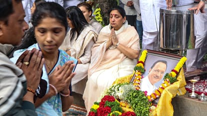 Where 'Dada' fell: Mourners and farmers gather at edge of Baramati runway