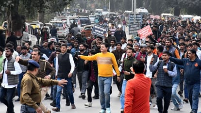 UGC Students at BHU held march against regulations insisting on withdrawal clashes occurred security