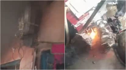 short circuit in the electricity meter caused a fire in the house