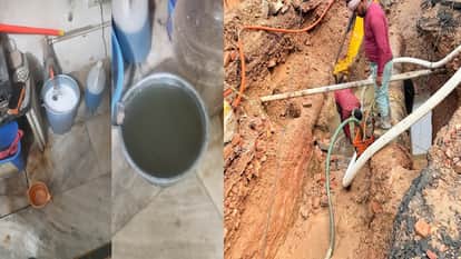 Dirty water is coming out of taps in Agra