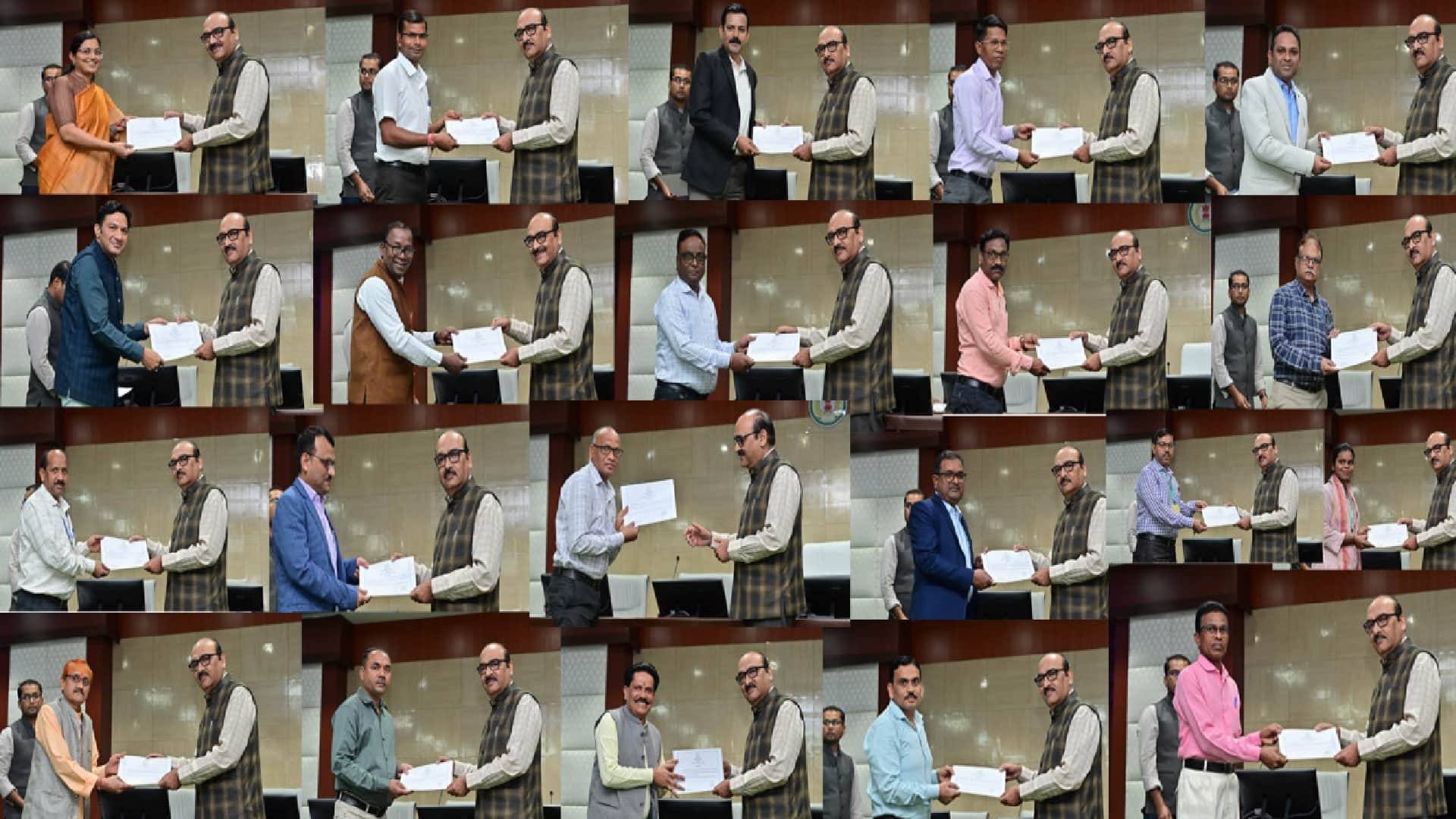 ई-ऑफिस में बेहतर काम करने वालों का सम्मान