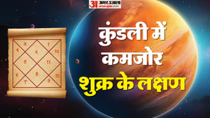 कुंडली में कमजोर शुक्र के लक्षण