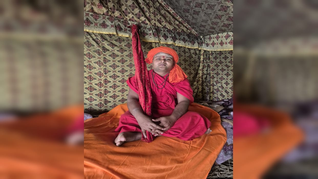 25 year old Dandi Sanyasi Anantanand became synonymous with tradition and penance