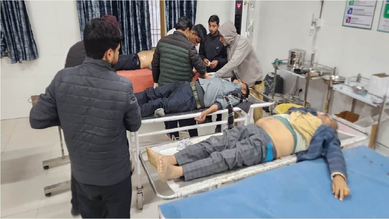 नेशनल हाईवे-152डी पर हादसा