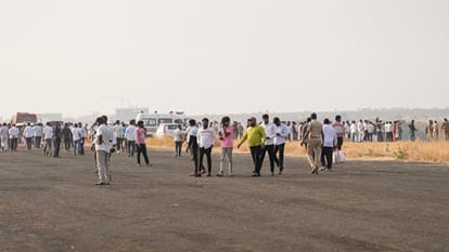 Where 'Dada' fell: Mourners and farmers gather at edge of Baramati runway