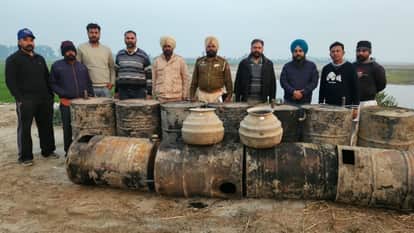 Action against illicit liquor Excise Department recovered 10,400 liters of raw material for illegal liquor