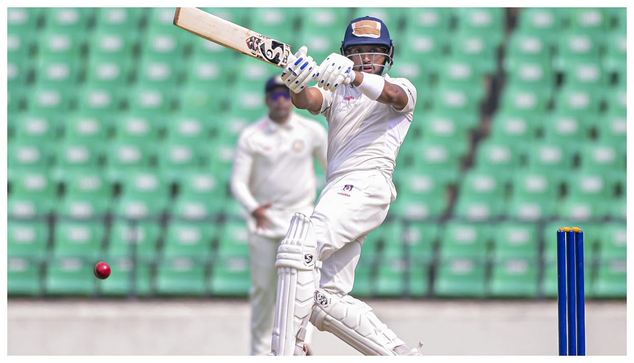 Ranji Trophy Elite group matches Roundup day report highlights Vidarbha vs Uttar Pradesh Delhi vs Mumbai