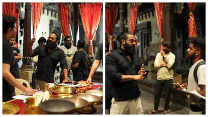 Rishab Shetty share bts photos from the set of Kantara: A Legend Chapter 1 fans praises his work
