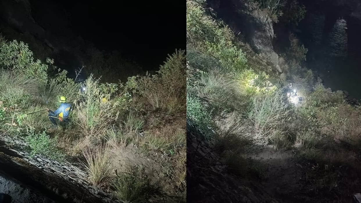 Young man fell into a 50-meter-deep ditch while talking on his mobile phone rudraprayag News