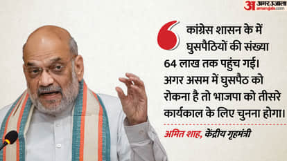 Amit Shah says Assam's demography changed during Cong rule, Modi trying to reverse trend
