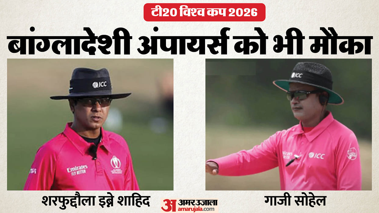 T20 World Cup 2026 All Umpires Name Announced Check List Two from Bangladesh Four Indians