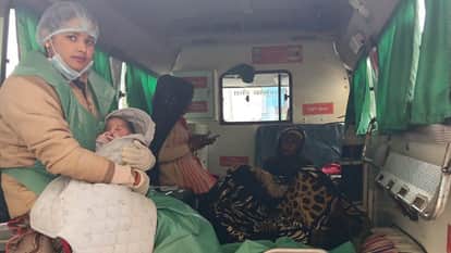 Baby born in an ambulance stuck in traffic jam
