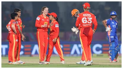 GG vs MI WPL Highlights Gujarat Giants vs Mumbai Indians Women IPL Today Match Scorecard news updates