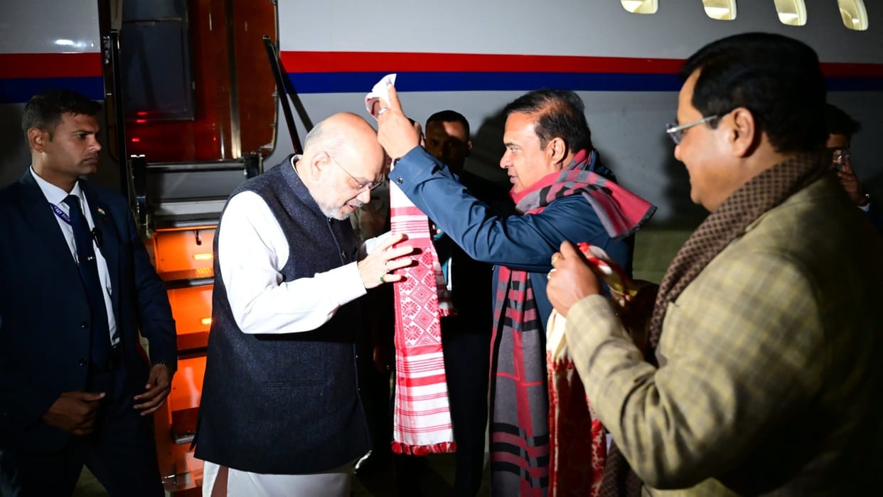 Amit Shah will arrive in Assam today for a two-day visit inaugurate several projects address public meeting