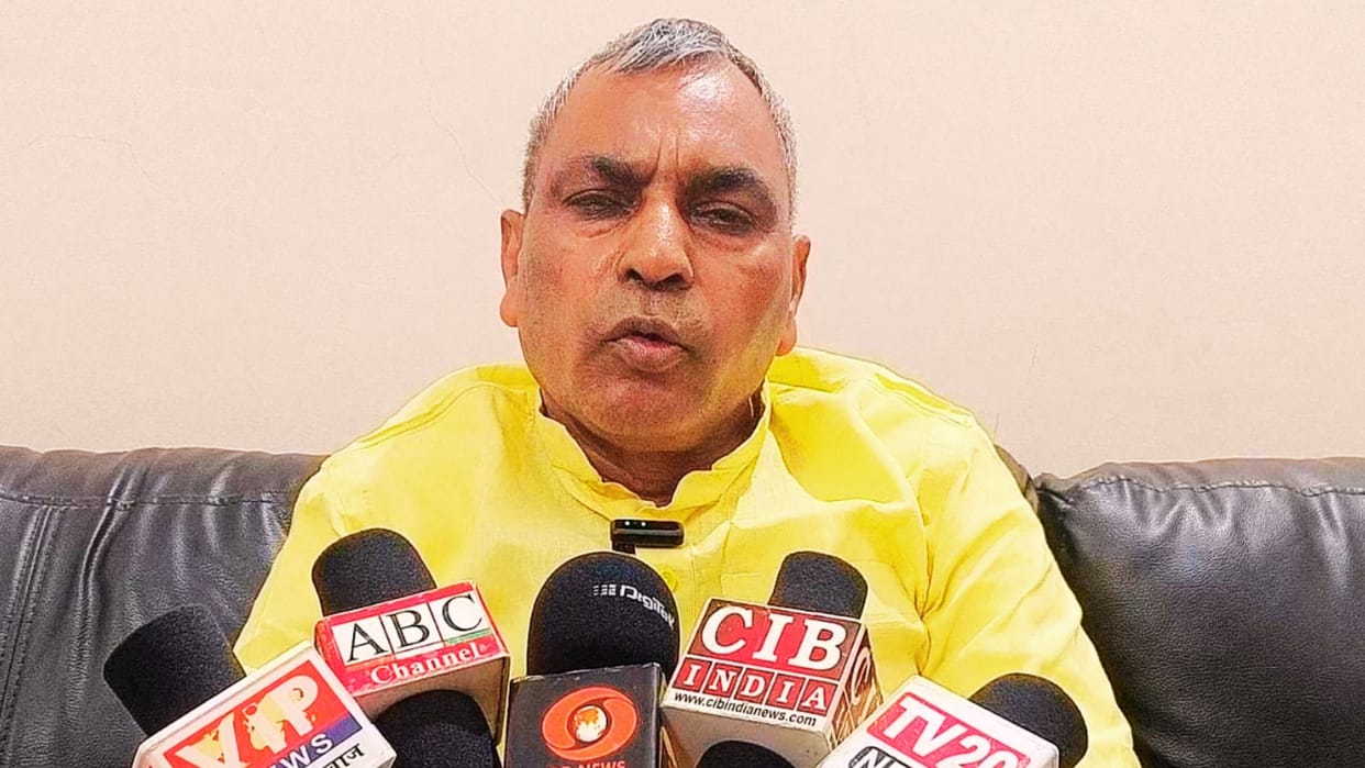 Om Prakash Rajbhar says AIMIM State President must apologize, otherwise there will be a protest
