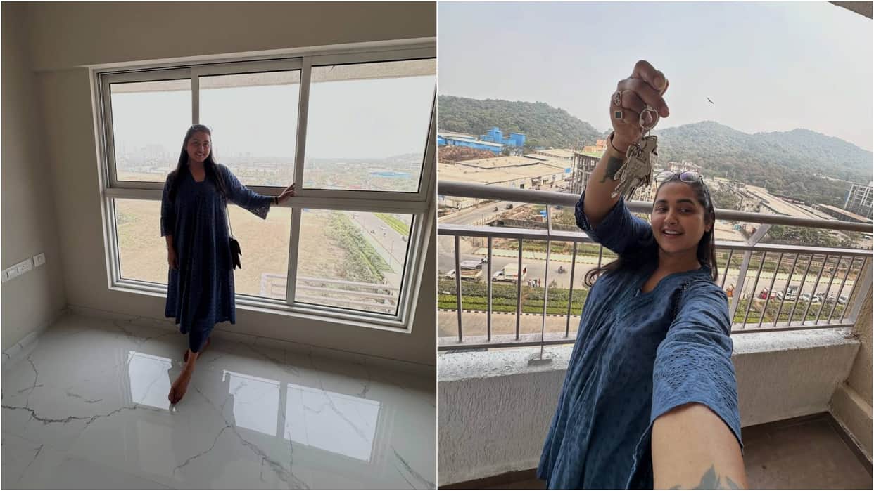 Bhojpuri Actress kajal raghwani buy new House In Mumbai Shares glimpse Of Home Tour
