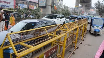 Kanpur Red signal of chaos in the green corridor auto rickshaws occupy the Cardiology gate