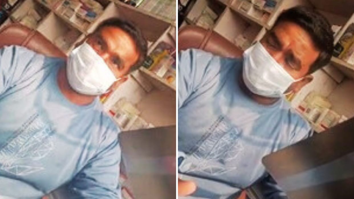 young man at medical store posed as doctor and provided treatment claiming blockage in patient leg