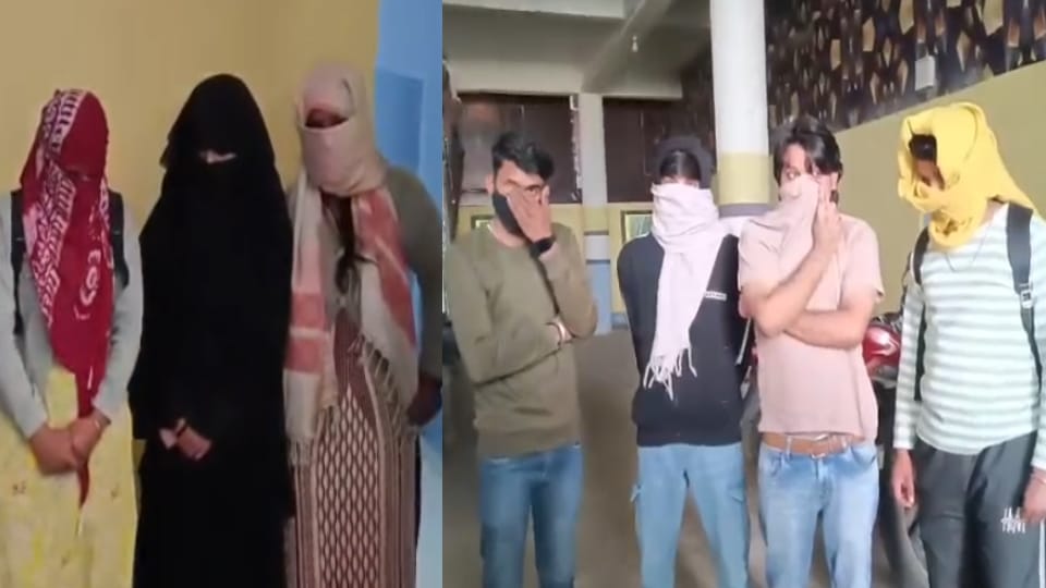 Muzaffarnagar: Immoral activities were going on in Oyo Hotel, 4 girl students were found in rooms with lovers
