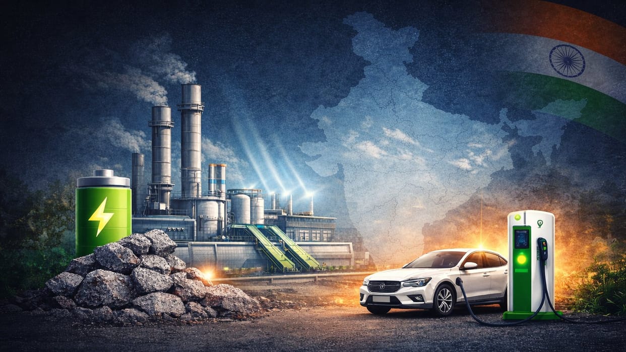 India Plans Major Subsidy Scheme for Lithium and Nickel Processing to Boost EV and Clean Energy Push