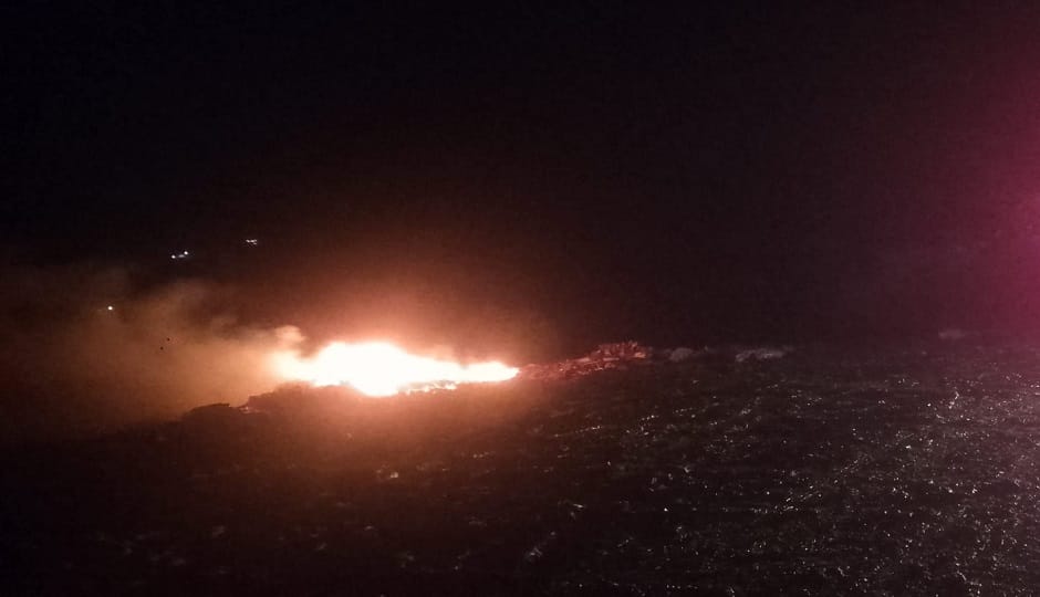 Fire breaks out in garbage at Nainipatal trenching ground in pithoragarh