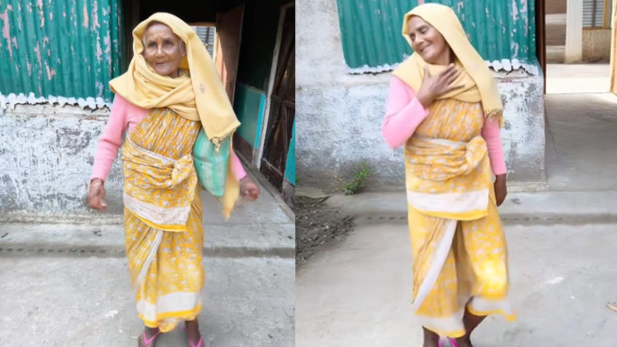 Old woman amazing dance on welcome movie song people asked is real or ai video goes viral