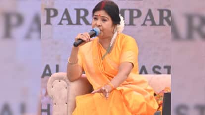 Banaras Literature Festival 2026 singer Malini Awasthi expressed her pain on dalmandi in Varanasi
