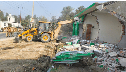 Bulldozer action and opposition politics in many districts of Uttar Pradesh in month of January 2025