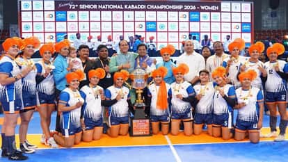 Women players from Haryana won gold in the national competition