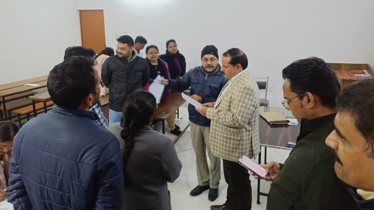 Special Voter Registration: Chief Electoral Officer arrives to inspect booths