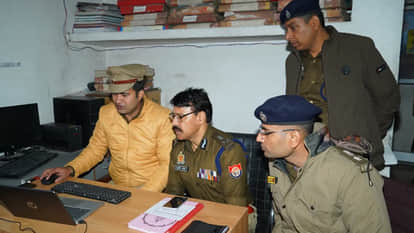 Kanpur: Police Commissioner inspects Chakeri police station and Ramadevi Chowk