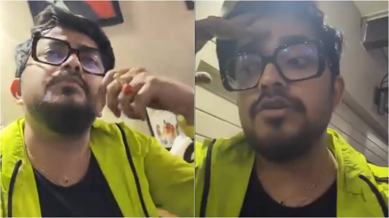 Sayak Chakraborty sparks controversy Over Alleges non veg food Served At Restaurant In Kolkata Waiter Arrested