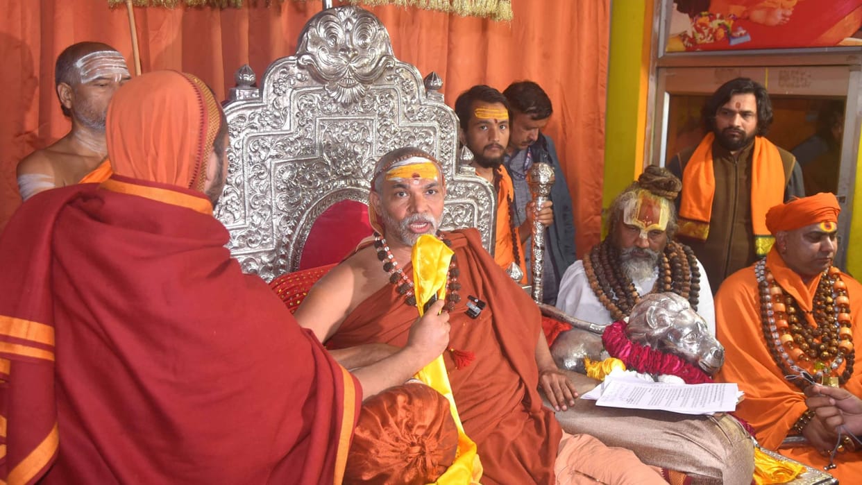 Shankaracharya avimukteshwaranand demands government order on ban on meat exports