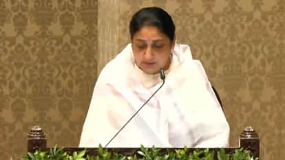 Maharashtra Deputy CM Sunetra Pawar elected as the National President of NCP