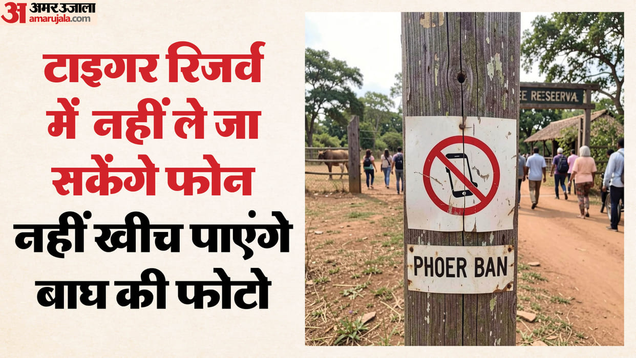 Mobile phones will not allowed in Ranthambore Tiger Reserve  Sawai Madhopur will have to deposited with guide