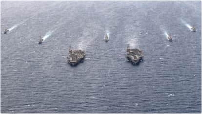 US-Iran Tensions: Iran announces live-fire naval drills near US warships amid tensions, Trump vs Khamenei