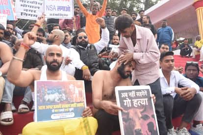 Bhopal News: Outrage in Bhopal over 26.5 tons of beef seizure; effigy burning of the municipal corporation and