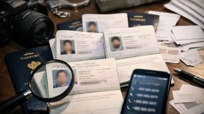 Ghaziabad Police exposed case of 22 fake passports linked from one mobile number in Modinagar