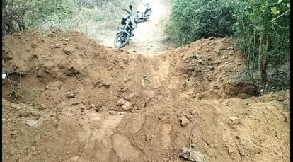 Etawah Dargah Dispute path was created by clearing bushes there is als  dispute regarding permission for Urs