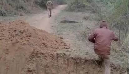 Etawah Dargah Dispute path was created by clearing bushes there is als  dispute regarding permission for Urs