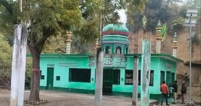 Etawah Dargah Dispute path was created by clearing bushes there is als  dispute regarding permission for Urs