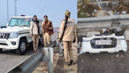 Horrific accident on Purvanchal Expressway in Ambedkar Nagar three died including innocent child five injured