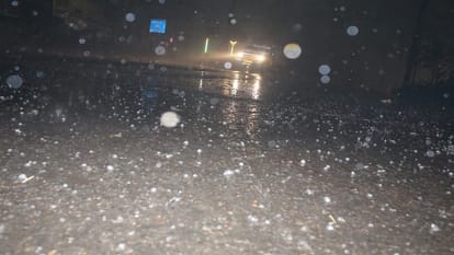 West Up Weather: Heavy rain and hailstorm in Meerut, Baghpat and Shamli, increase in cold